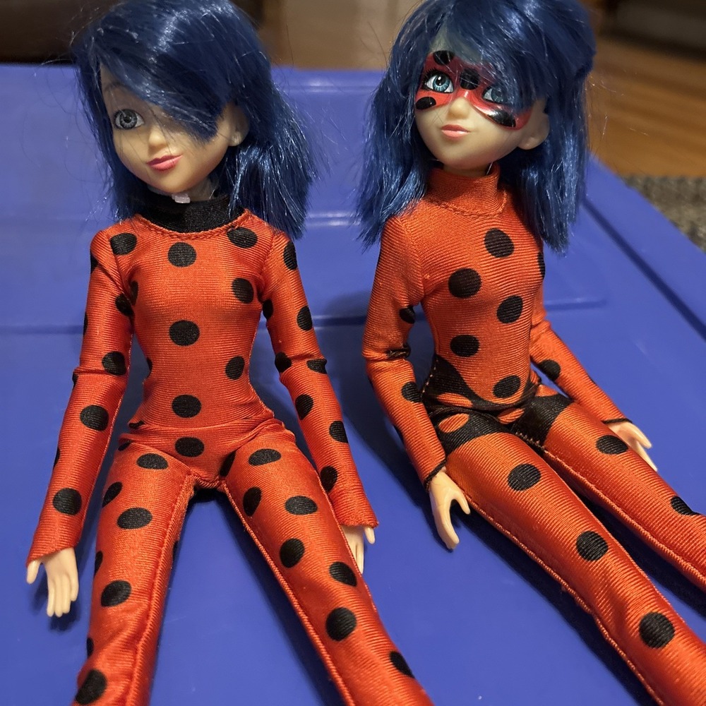 Miraculous Ladybug Doll Lot Pair